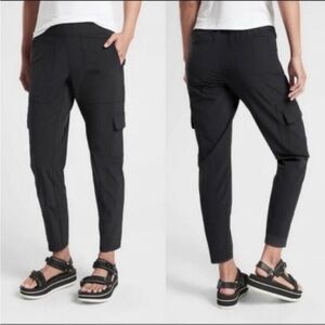 ATHLETA chelsea black cargo lined pant